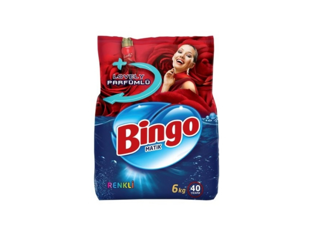 BINGO DETERGENT POWDER 6 KG