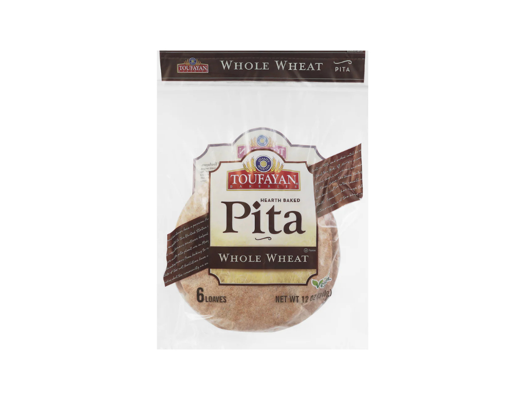TOUFAYAN W.WHEAT PITA 6PCS