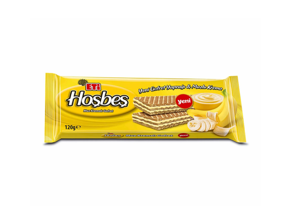ETI HOSBES BANANA WAFER 120 GR