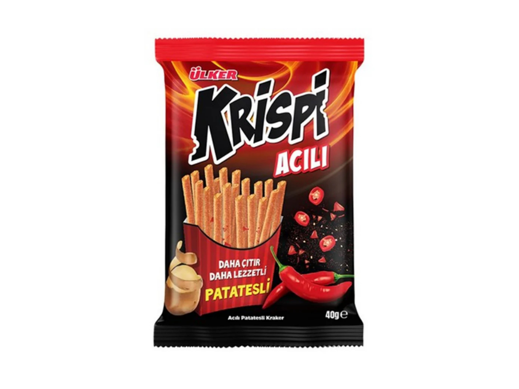 ULKER KRISPICRACKER HOT 43 GR