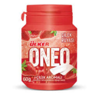 ULKER ONEO STRAWBERRY GUM 60GR