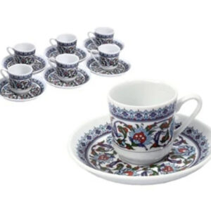 GURAL COFFEE SET TOPKAPI 12 PC