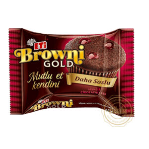 ETI BROWNY GOLD CAKE SOURCHERRY SAUCE 45 GR