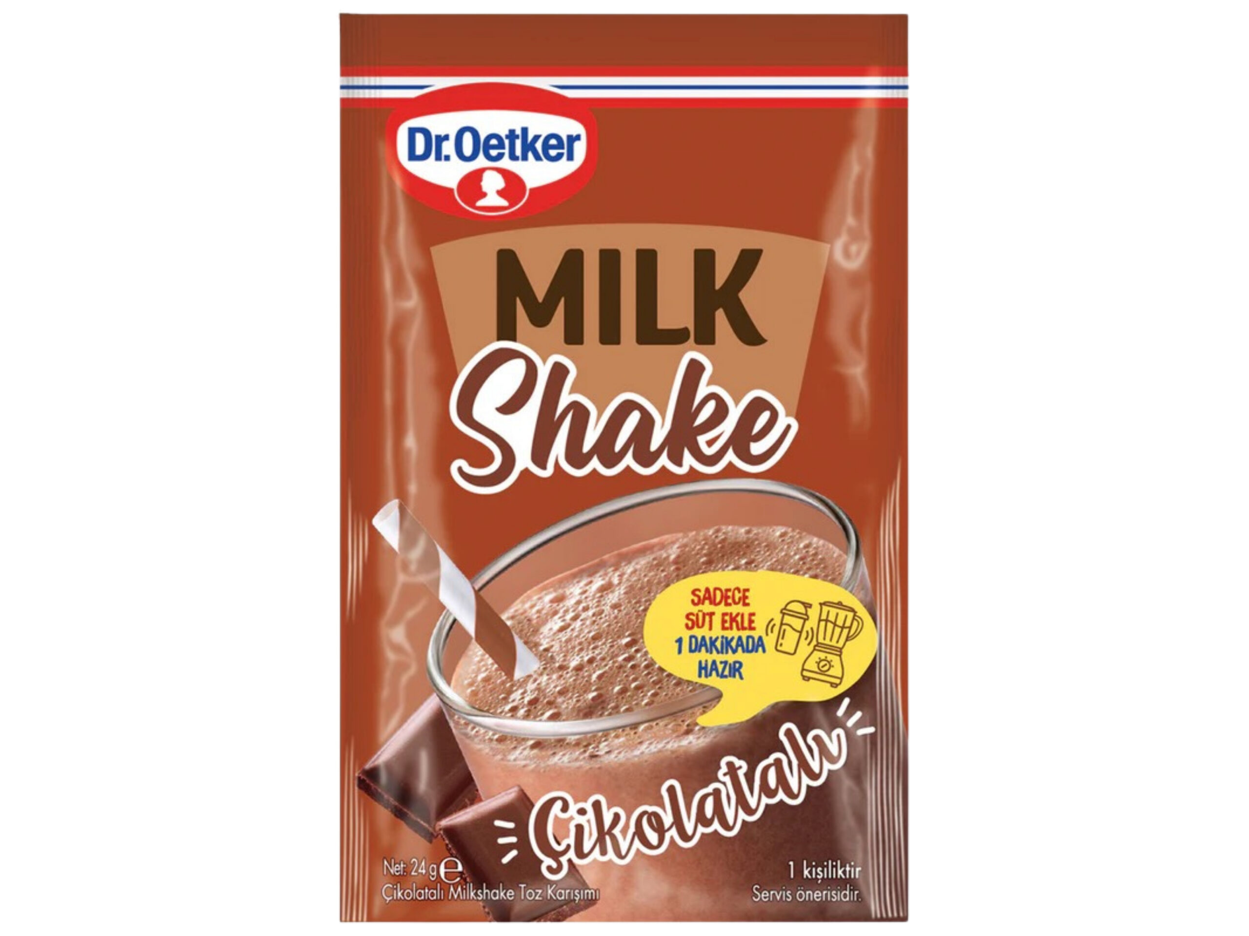 DR.OETKER MILK SHAKE CHOCOLATE 18GR